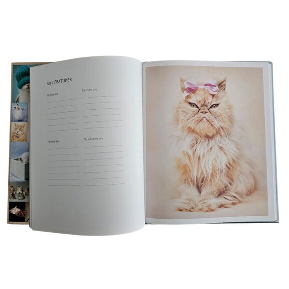 My Cat Record Book By Rachael Hale | Hardcover | NWT | Brown Red - Picture 4 of 16